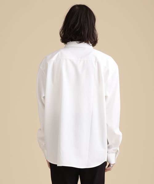 NANO universe(ナノユニバース)の「LB.04/WEB限定 エントリーワイドカッタウェイシャツ(シャツ/ブラウス・メンズ・ホワイト/ブルー/ネイビー・S/M/L)」の7枚目の写真