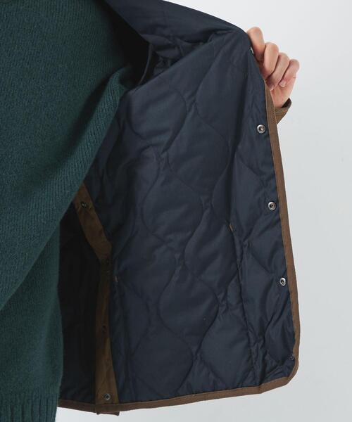 TAION(タイオン)の「【WEB限定】<TAION>ミリタリー クルーネック ダウン ジャケット ブルゾン(ダウンジャケット/コート・メンズ・ブラック/オリーブ/ブラウン・M/L/XL)」の8枚目の写真