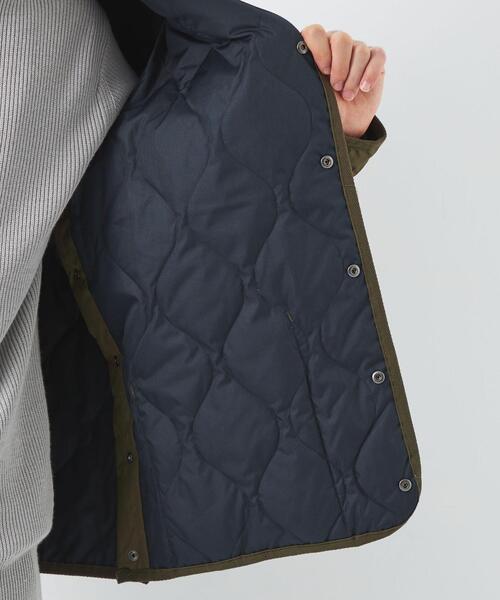 TAION(タイオン)の「【WEB限定】<TAION>ミリタリー クルーネック ダウン ジャケット ブルゾン(ダウンジャケット/コート・メンズ・ブラック/オリーブ/ブラウン・M/L/XL)」の6枚目の写真