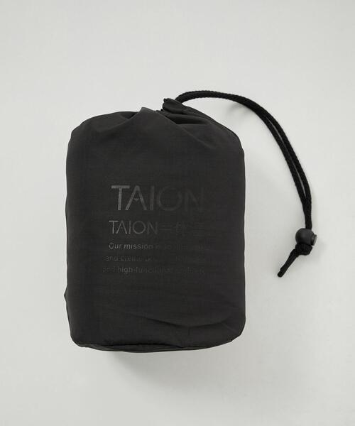 TAION(タイオン)の「【WEB限定】<TAION>ミリタリー クルーネック ダウン ジャケット ブルゾン(ダウンジャケット/コート・メンズ・ブラック/オリーブ/ブラウン・M/L/XL)」の4枚目の写真