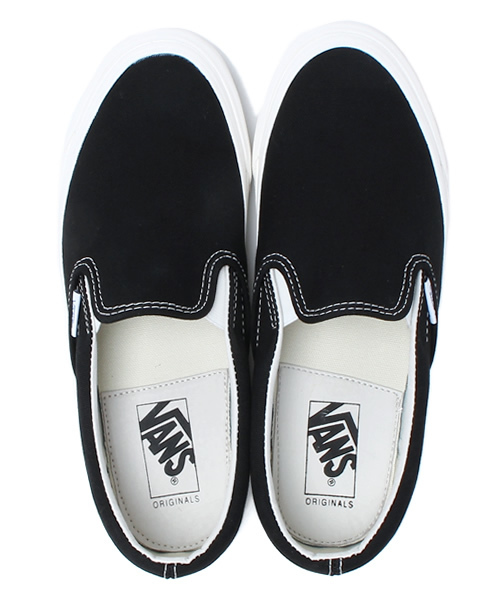 VANS（バンズ）の「【Ciaopanic】【ＶＡＮＳ】CLASSICSLIP-ON（スニーカー・メンズ・スミクロ/ホワイト/ブラック・9/10/6/8/5/7）」の6枚目の写真