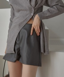 ACYM | Fit eco leather short パンツ(その他パンツ)