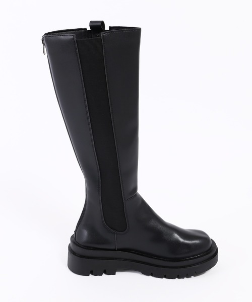 WC（ダブル シー）の「ロングサイドゴアブーツ（ブーツ・レディース・ブラック・MEDIUM/SMALL）」の13枚目の写真
