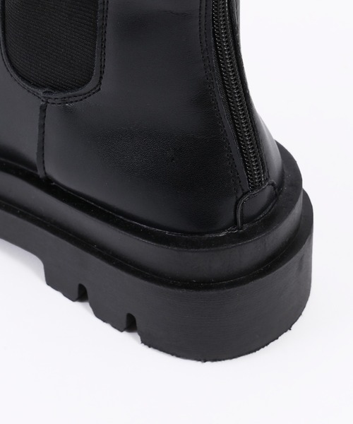 WC（ダブル シー）の「ロングサイドゴアブーツ（ブーツ・レディース・ブラック・MEDIUM/SMALL）」の16枚目の写真