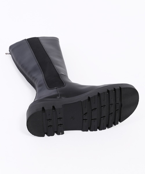 WC（ダブル シー）の「ロングサイドゴアブーツ（ブーツ・レディース・ブラック・MEDIUM/SMALL）」の18枚目の写真