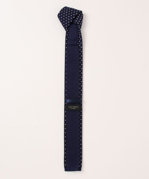 Ted Baker(テッドベーカー)の「KNITENA ニット ネクタイ(ドットプリント)(ネクタイ・メンズ・ネイビー・O/S)」の2枚目の写真