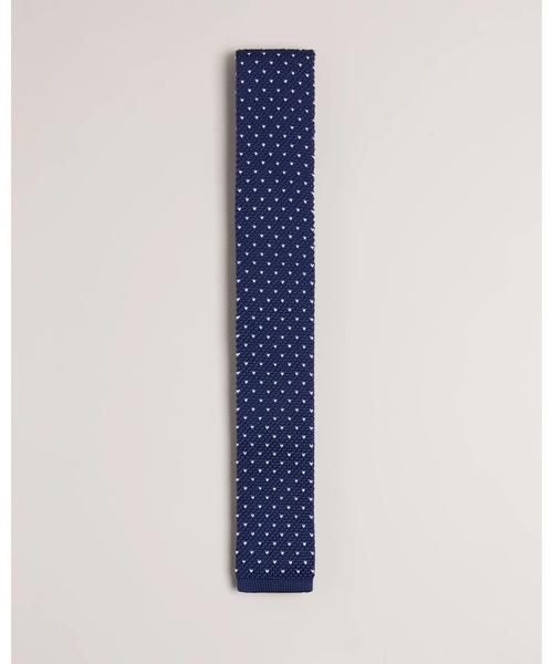 Ted Baker(テッドベーカー)の「KNITENA ニット ネクタイ(ドットプリント)(ネクタイ・メンズ・ネイビー・O/S)」の1枚目の写真