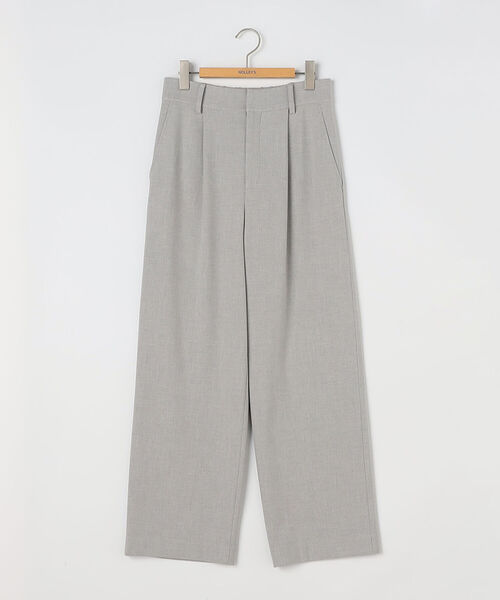 NOLLEY’S(ノーリーズ)の「ウォッシャブルタックワイドパンツ(その他パンツ・レディース・オフホワイト/ライトグレー・34/36/38)」の5枚目の写真