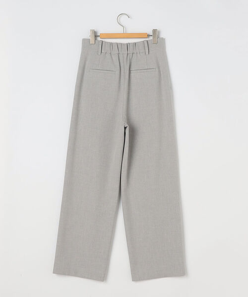 NOLLEY’S(ノーリーズ)の「ウォッシャブルタックワイドパンツ(その他パンツ・レディース・オフホワイト/ライトグレー・34/36/38)」の12枚目の写真