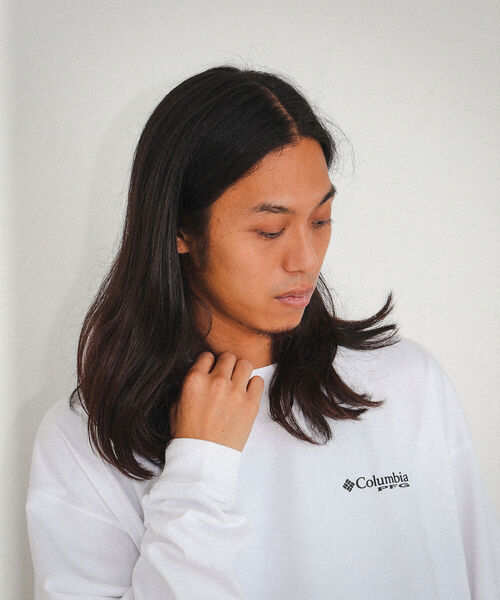 BEAMS(ビームス)の「Columbia PFG × BEAMS / 別注 LOGRIVER BMS LONG SLEEVE TEE(Tシャツ/カットソー・メンズ・ホワイト/ネイビー・SMALL/MEDIUM/LARGE/X-LARGE)」の7枚目の写真