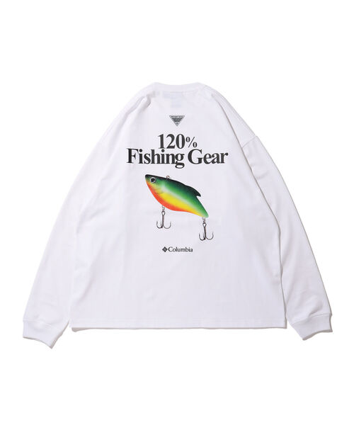BEAMS(ビームス)の「Columbia PFG × BEAMS / 別注 LOGRIVER BMS LONG SLEEVE TEE(Tシャツ/カットソー・メンズ・ホワイト/ネイビー・SMALL/MEDIUM/LARGE/X-LARGE)」の19枚目の写真