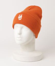 UNIVERSAL OVERALL | 【Universal Overall】UOロゴ刺繍ハイゲージニット帽ロング(ニットキャップ/ビーニー)