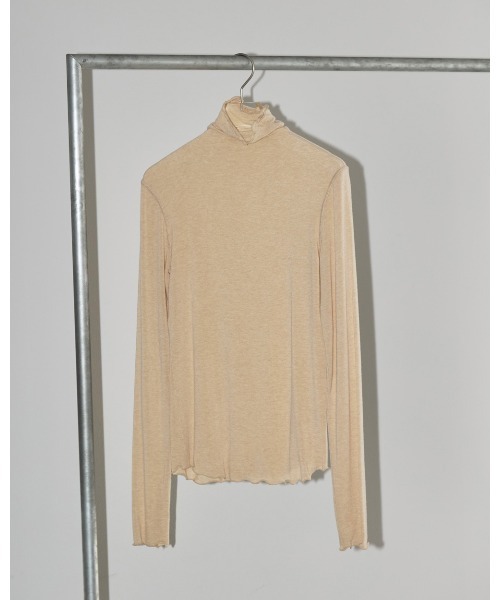 TODAYFUL(トゥデイフル)の「ソフトタートルトップス(Tシャツ/カットソー・レディース・ブラック/ナチュラル/ブルー系その他/キナリ・FREE)」の13枚目の写真