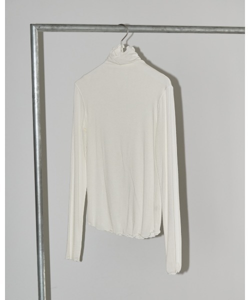 TODAYFUL(トゥデイフル)の「ソフトタートルトップス(Tシャツ/カットソー・レディース・ブラック/ナチュラル/ブルー系その他/キナリ・FREE)」の15枚目の写真