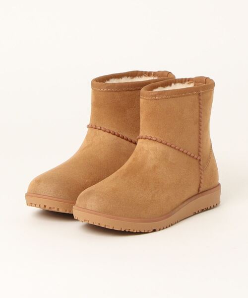 Parade（パレード）の「【完全防水】レインスノームートンブーツ　FKR-214（ブーツ・キッズ・ブラック/グレイッシュベージュ/キャメル・22.0cm/21.0cm/20.0cm/19.0cm/23.0cm/24.0cm）」の3枚目の写真