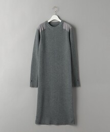 BEAUTY&YOUTH UNITED ARROWS | ウールコットン ショルダーパッチ ニット ワンピース(ワンピース)