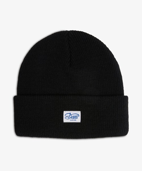DEUS EX MACHINA(デウスエクスマキナ)の「KARL BEANIE(ニットキャップ/ビーニー・メンズ・ブラック/ブルー・OS)」の2枚目の写真