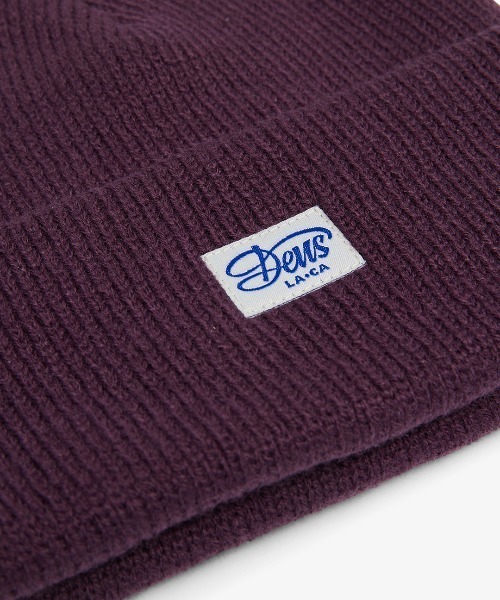 DEUS EX MACHINA(デウスエクスマキナ)の「KARL BEANIE(ニットキャップ/ビーニー・メンズ・ブラック/ブルー・OS)」の6枚目の写真