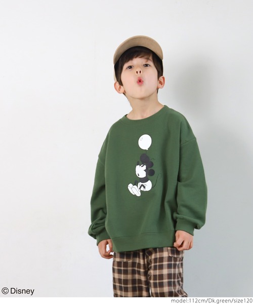 セール】キッズ ミッキーマウスデザイン スウェットトップス