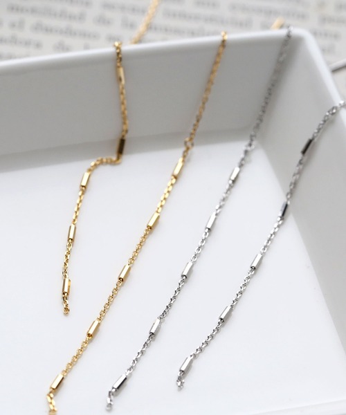 colleca la（コレカラ）の「[silver925]チェーンアメリカンピアス〈金属アレルギー対応〉（ピアス（両耳用）・レディース・ゴールド/シルバー・FREE）」の5枚目の写真