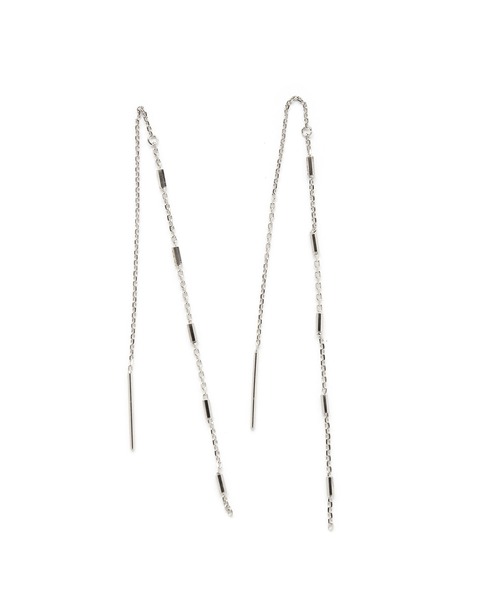 colleca la（コレカラ）の「[silver925]チェーンアメリカンピアス〈金属アレルギー対応〉（ピアス（両耳用）・レディース・ゴールド/シルバー・FREE）」の6枚目の写真