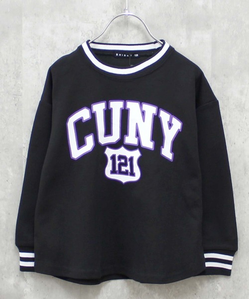 THE CASUAL(カジュアル)の「ラインリブビッグトレーナー(スウェット・キッズ・ブラック/ベージュ系/ダークグリーン/チャコール/オフホワイト/グレー系2/グレー系1/杢グレー/グレー系/ベージュ/グレー系3/ネイビー系/ブラック系/ホワイト系/ダークネイビー/ダークグリーン系・120cm/110cm/140cm/150cm/160cm/130cm)」の19枚目の写真