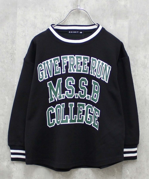 THE CASUAL(カジュアル)の「ラインリブビッグトレーナー(スウェット・キッズ・ブラック/ベージュ系/ダークグリーン/チャコール/オフホワイト/グレー系2/グレー系1/杢グレー/グレー系/ベージュ/グレー系3/ネイビー系/ブラック系/ホワイト系/ダークネイビー/ダークグリーン系・120cm/110cm/140cm/150cm/160cm/130cm)」の20枚目の写真