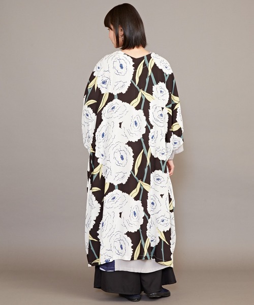 カヤ（カヤ）の「【カヤ】春錦UV長羽織（カーディガン/ボレロ・レディース・ライトブルー/ブラック/パープル/ライトピンク・FREE）」の13枚目の写真