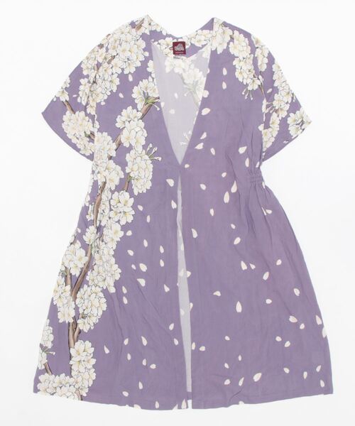 カヤ（カヤ）の「【カヤ】春錦UV長羽織（カーディガン/ボレロ・レディース・ライトブルー/ブラック/パープル/ライトピンク・FREE）」の21枚目の写真