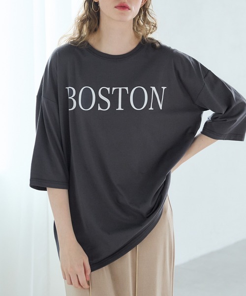 新品完売品ゴールドジムFS別注ウェア　ビッグシルエットTシャツ　ブラックM セール】＼新色追加／ビッグシルエットプリントTシャツ（Tシャツ