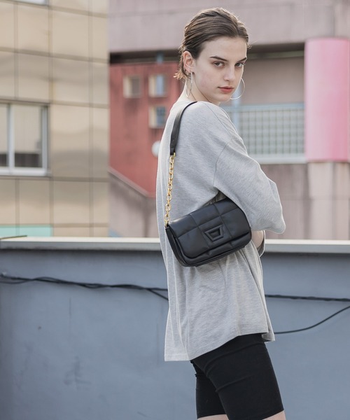 coca（coca）（コカ）の「＼新色追加／ビッグシルエットプリントTシャツ（Tシャツ/カットソー・レディース・ベージュ/ネイビー/チャコール/ホワイト/E/B/D/C/F/A・ONE SIZE）」の18枚目の写真