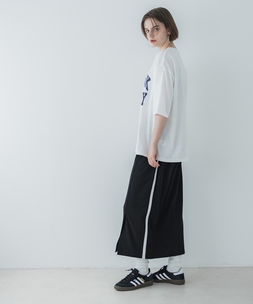 coca（coca）（コカ）の「＼新色追加／ビッグシルエットプリントTシャツ（Tシャツ/カットソー・レディース・ベージュ/ネイビー/チャコール/ホワイト/E/B/D/C/F/A・ONE SIZE）」の22枚目の写真