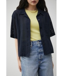 COTTON MESH HALF SLEEVE SHIRT/コットンメッシュハーフスリーブシャツ