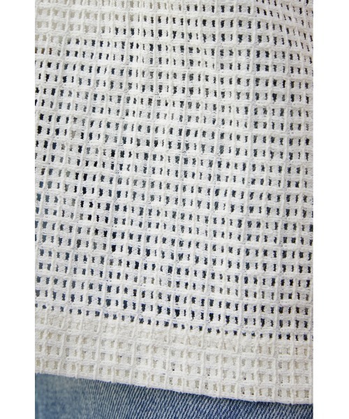 AZUL by moussy(アズールバイマウジー)の「COTTON MESH HALF SLEEVE SHIRT/コットンメッシュハーフスリーブシャツ(シャツ/ブラウス・レディース・ライトパープル/オフホワイト/ダークネイビー・SMALL/MEDIUM)」の21枚目の写真