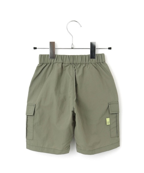 MAKE YOUR DAY（メイクユアデイ）の「無地サルエルカーゴ5分丈パンツ■80～140cm（カーゴパンツ・キッズ・ブラック/オリーブ/カーキ・80/90/100/110/120/130/140）」の17枚目の写真