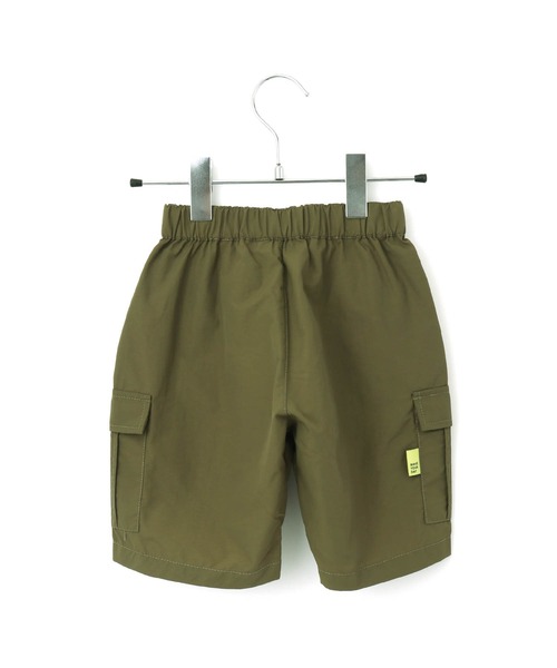 MAKE YOUR DAY（メイクユアデイ）の「無地サルエルカーゴ5分丈パンツ■80～140cm（カーゴパンツ・キッズ・ブラック/オリーブ/カーキ・80/90/100/110/120/130/140）」の19枚目の写真