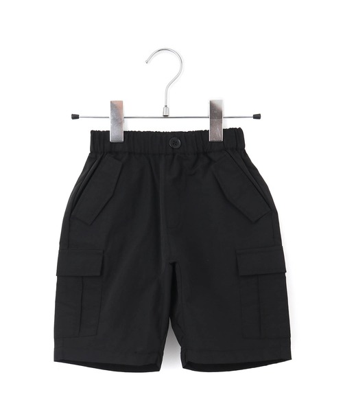 MAKE YOUR DAY（メイクユアデイ）の「無地サルエルカーゴ5分丈パンツ■80～140cm（カーゴパンツ・キッズ・ブラック/オリーブ/カーキ・80/90/100/110/120/130/140）」の15枚目の写真