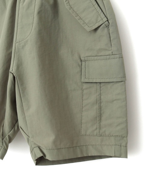 MAKE YOUR DAY（メイクユアデイ）の「無地サルエルカーゴ5分丈パンツ■80～140cm（カーゴパンツ・キッズ・ブラック/オリーブ/カーキ・80/90/100/110/120/130/140）」の22枚目の写真