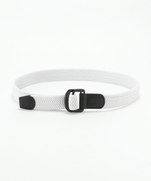 TFW49(ティーエフダブリュー)の「TFW49(ティーエフダブリューフォーティーナイン)STRETCH MESH BELT(ベルト・メンズ・ホワイト/ブラック・F)」の2枚目の写真