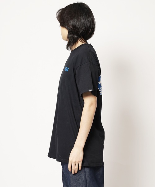 VANS（バンズ）の「VANS/ヴァンズ M V&SKATE Logo TEE Ｔシャツ（Tシャツ/カットソー・メンズ・ネイビー/ホワイト/ブラック・M/L/XL）」の7枚目の写真