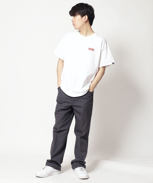 VANS（バンズ）の「VANS/ヴァンズ M V&SKATE Logo TEE Ｔシャツ（Tシャツ/カットソー・メンズ・ネイビー/ホワイト/ブラック・M/L/XL）」の14枚目の写真