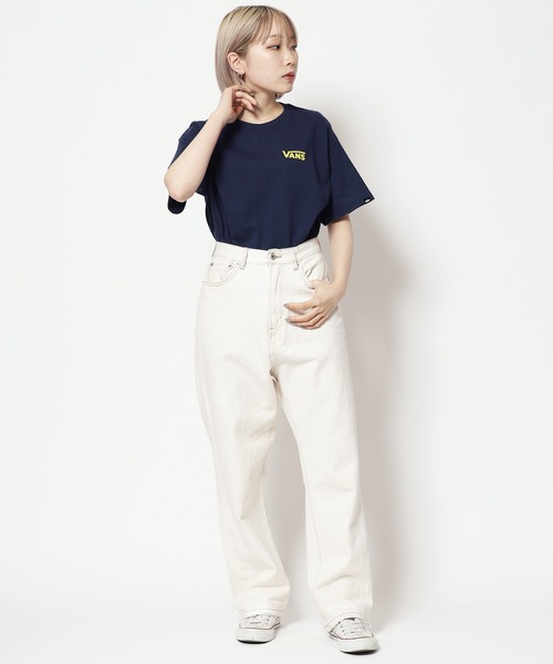 VANS（バンズ）の「VANS/ヴァンズ M V&SKATE Logo TEE Ｔシャツ（Tシャツ/カットソー・メンズ・ネイビー/ホワイト/ブラック・M/L/XL）」の20枚目の写真