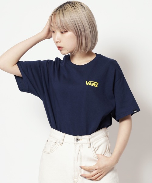 VANS（バンズ）の「VANS/ヴァンズ M V&SKATE Logo TEE Ｔシャツ（Tシャツ/カットソー・メンズ・ネイビー/ホワイト/ブラック・M/L/XL）」の6枚目の写真