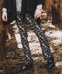 【NO ID.】Back Slit Flare Pants / バック スリット フレア パンツ