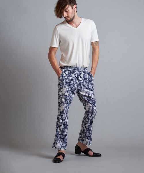 NO ID.(ノーアイディ)の「【NO ID.】Back Slit Flare Pants / バック スリット フレア パンツ(その他パンツ・メンズ・ブラック/その他16/その他7・1/2)」の19枚目の写真