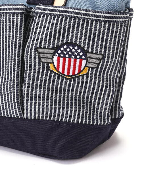 AVIREX（アヴィレックス）の「AVIATOR'S DINER TOTE BAG SMALL SIZE / アヴィエーターズ ダイナー トートバッグ Sサイズ / AVIREX / アヴィレックス（トートバッグ・メンズ・ホワイト系2/その他6・F）」の11枚目の写真