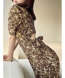 バックオープンマーメイドワンピース