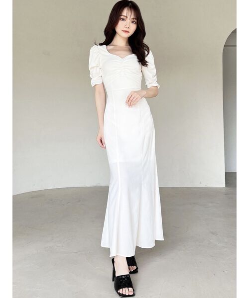 RESEXXY（リゼクシー）の「バックオープンマーメイドワンピース（ワンピース・レディース・グリーン/アイボリー/その他/その他1・FREE）」の17枚目の写真