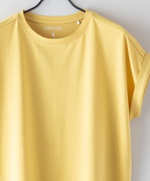 JEANS MATE | 汗染みの目立ちにくいTシャツ ZEROSTAIN ゼロステイン　撥水性　UVカット ローカルラウンド　無地ヘムTシャツ(Tシャツ/カットソー)