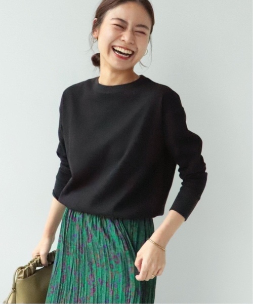 JOURNAL STANDARD relume(ジャーナルスタンダード レリューム)の「《追加》TCワッフルロングスリーブTシャツ(Tシャツ/カットソー・レディース・チャコールグレー/ブラック/ホワイト/オートミール・FREE)」の7枚目の写真